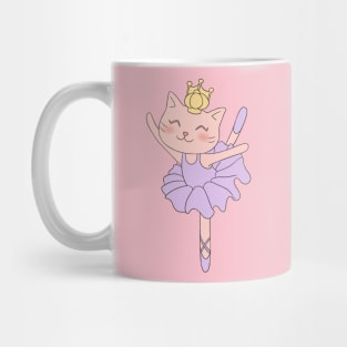 Princess Ballerina Cat Mug